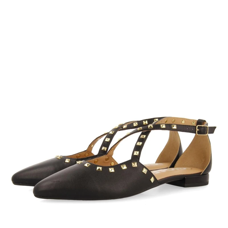 GIOSEPPO Women's Garcon Flat Ballet, Black, 5 UK