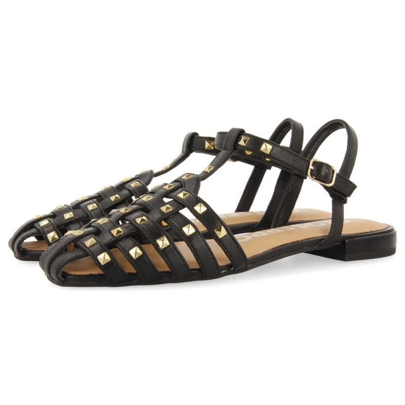 GIOSEPPO Canby, Women's Ballet Flat, Black, 40 EU, Black/White, 8 UK