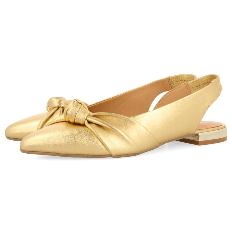 GIOSEPPO Women's Iballe Flat Ballet, Dark Gold, 5 UK