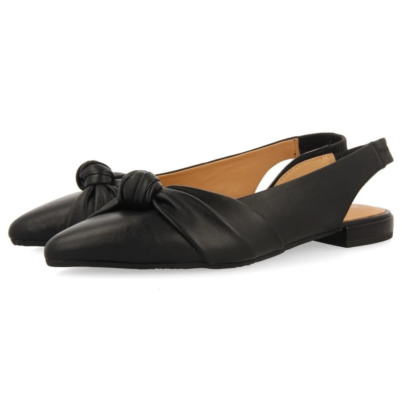 GIOSEPPO IBALLE, Women's Ballet Flat, Black, 36 EU, Black/White, 4 UK