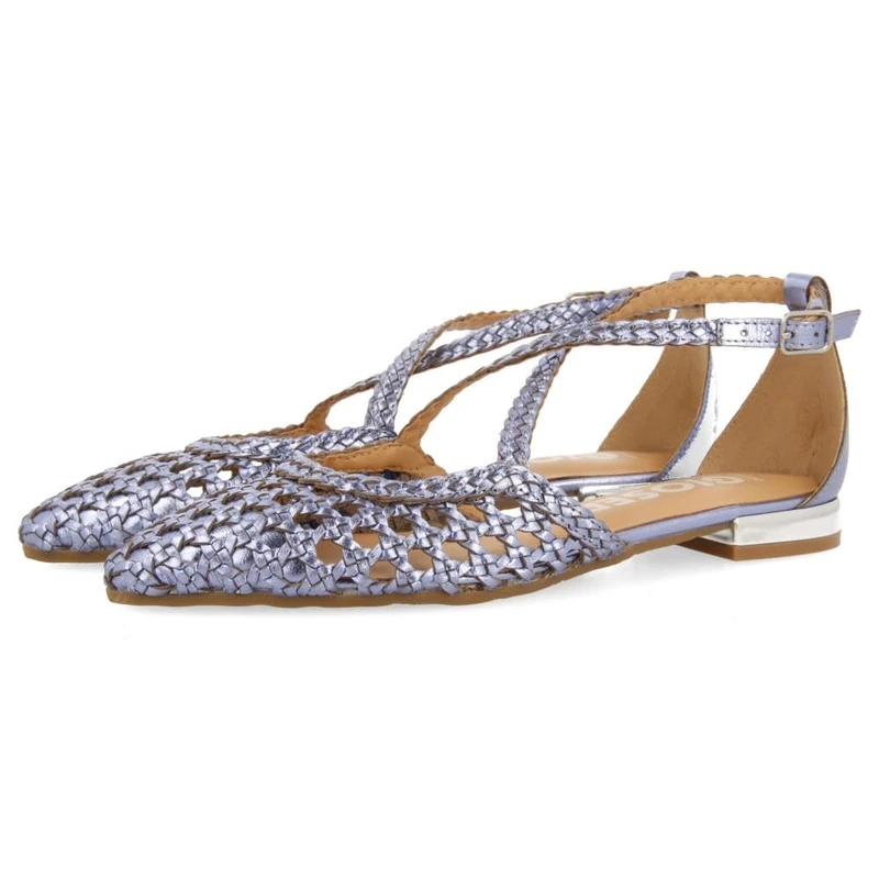 GIOSEPPO Women's Leskovic Ballet Flat, Blue, 8.5 UK