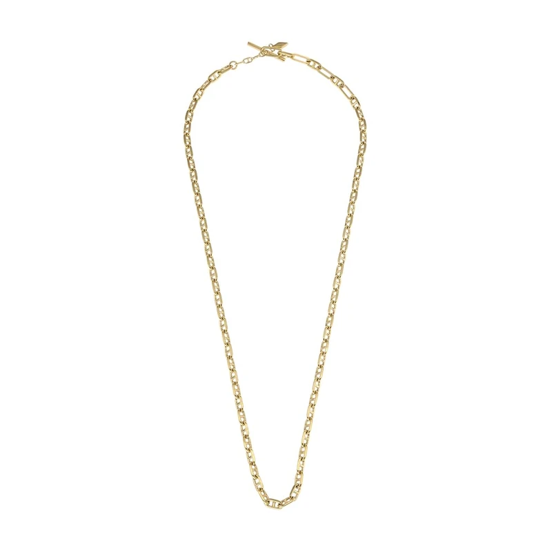 Fossil Women's Bracelet, Heritage D-Link Gold-Tone, Anchor Chain Necklace