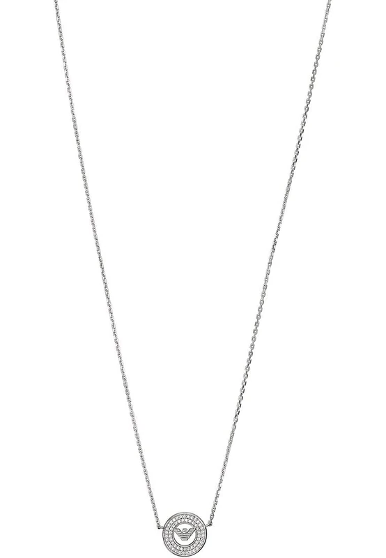 Emporio Armani Women's Sterling Silver lobster clasp closure necklace