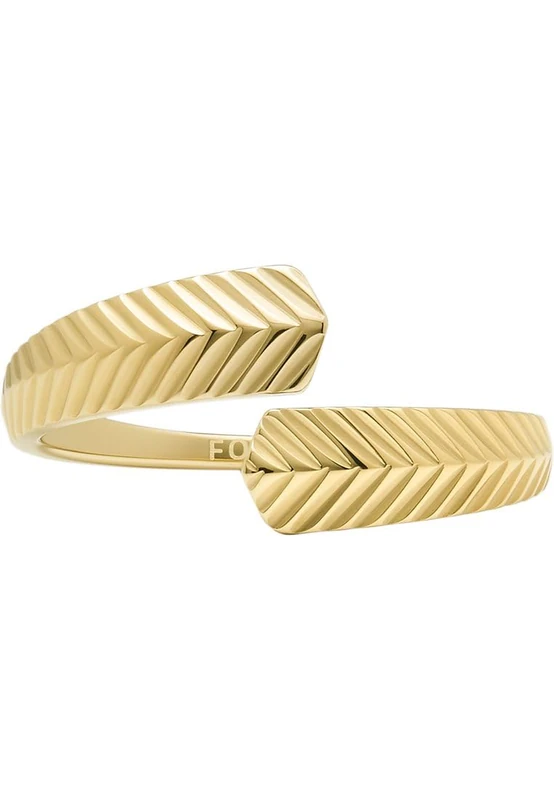 Fossil Women's Stainless Steel open Rings - Image 1