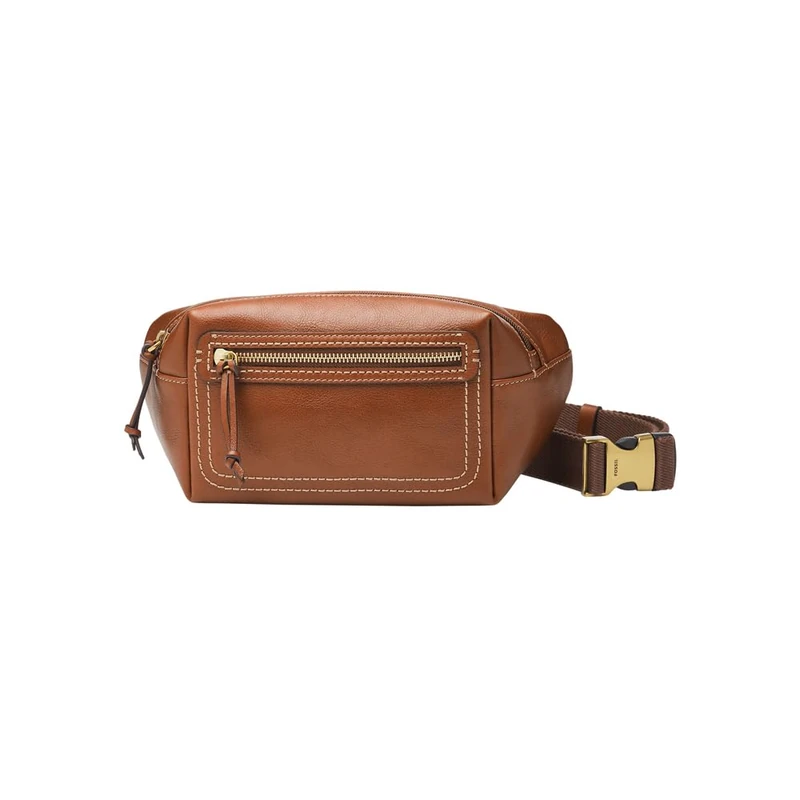 Fossil Women's Fletcher Waist Pack, Brown, Large - Image 1