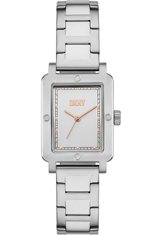 DKNY Women's Watch City Rivet Quartz/3 Hands Movement 24mm case Size with a Stainless Steel Bracelet NY6662