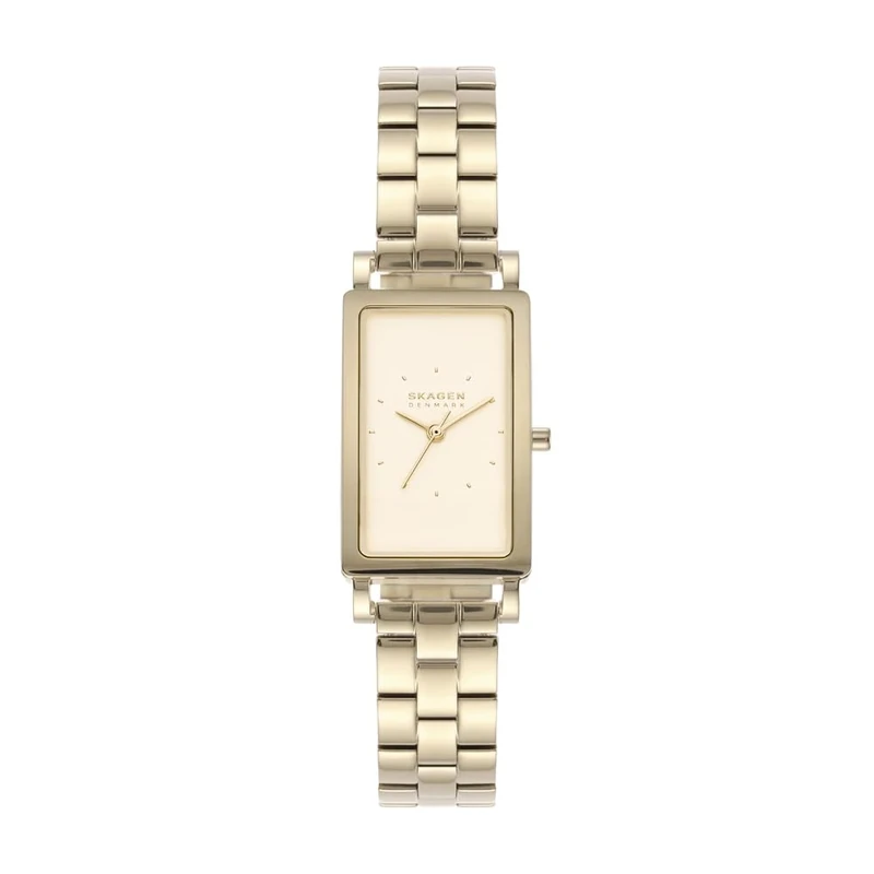 Skagen Hagen Watch for Women, Quartz Three Hand Movement with Stainless Steel or Leather Strap