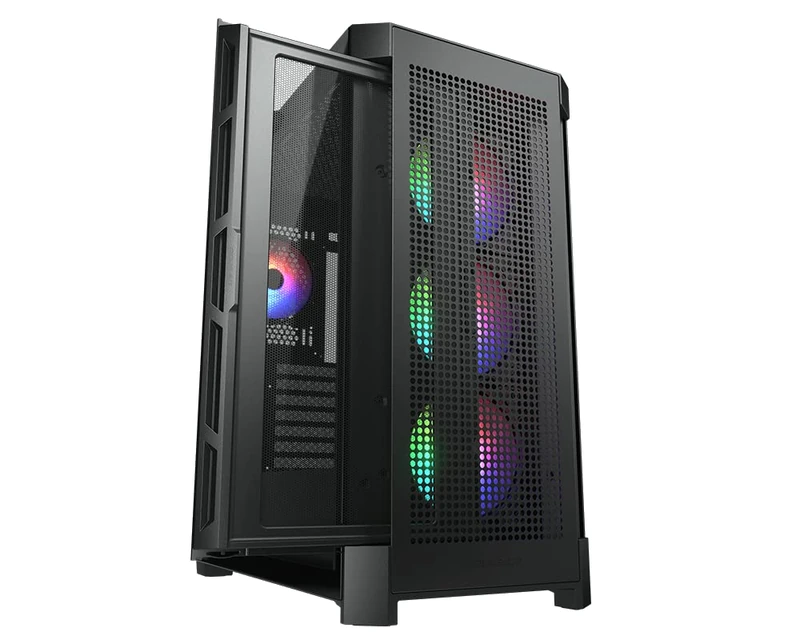 Cougar Duoface Pro RGB Mid Tower Black Case with 4 ARGB Fans