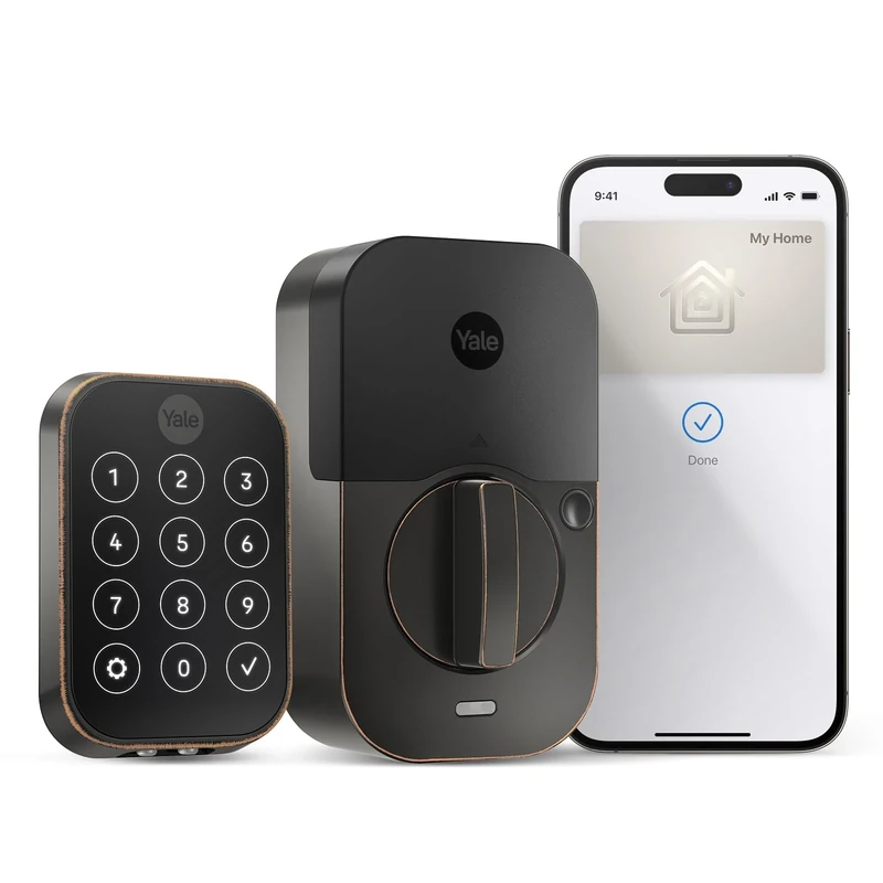 Yale YRD450-N-WF1-0BP Assure Lock 2 Plus with Wi-Fi Apple Home Keys Smart, Oil Rubbed Bronze