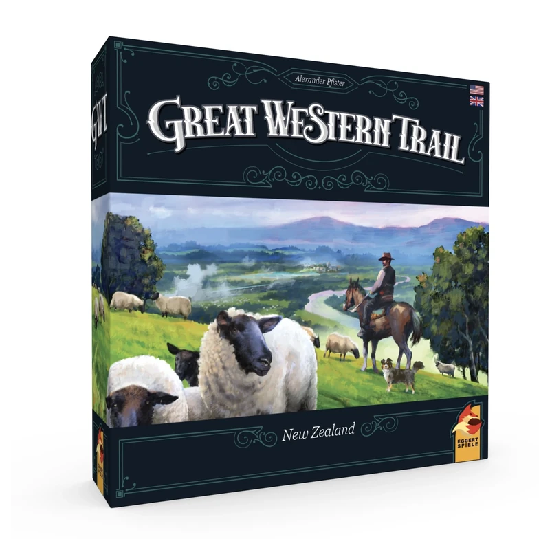 Plan B Games | Great Western Trail: New Zealand | Board Game | Ages 12+ | 1-4 Players | 75-150 Minutes Playing Time