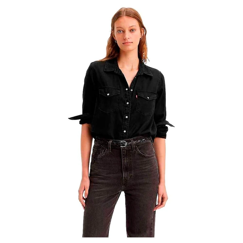 Levi's Women's Iconic Western Shirt - Dark Ages - Size M