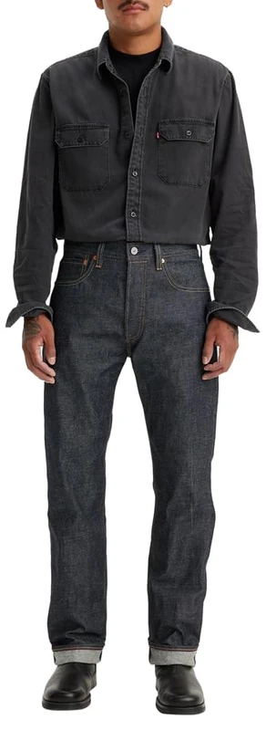 Levi's Men's 501 Original Fit Jeans, Daffodils Hs Rigid, 36W / 32L - Image 1