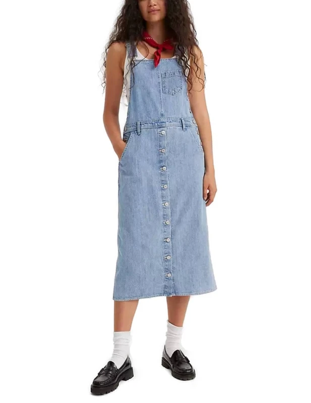 Levi's Tico Jumper MED Indigo - Worn in, Twisted Words 2, S