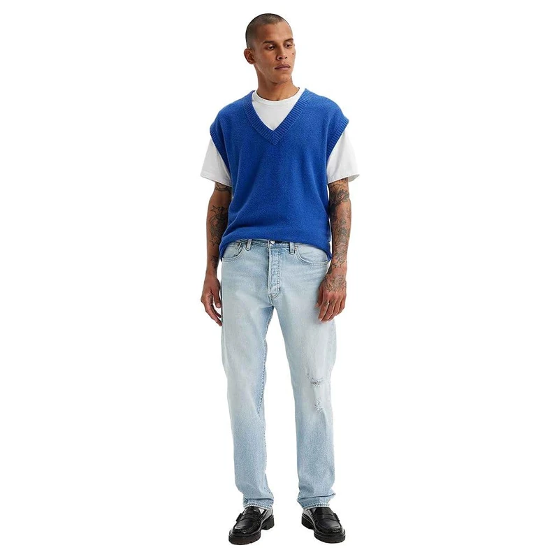 Levi's Men's 501 Original Fit Jeans, Midnight Taxi Dx, 33W / 36L