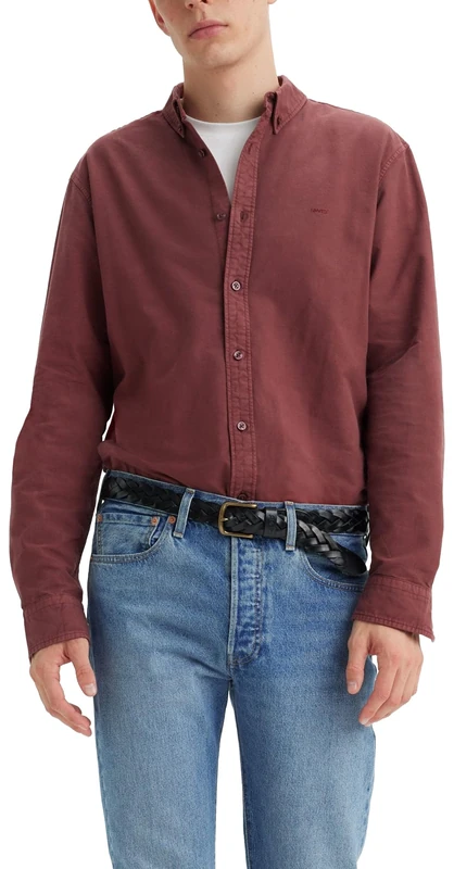 Levi's Authentic Button Down Reds, Red Mahogany Garment, S