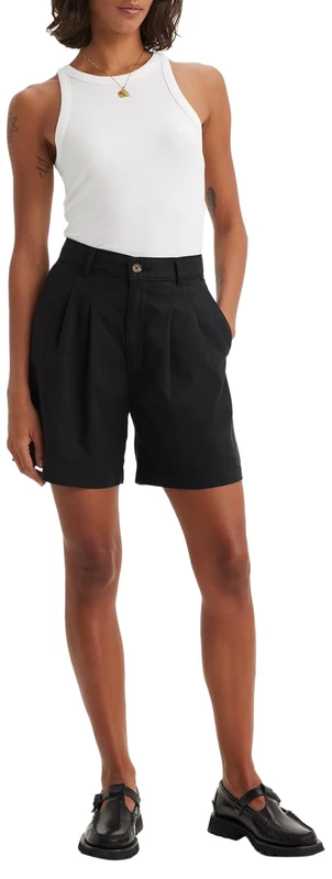 Levi's Pleated Trouser Shorts Blacks, Caviar, 26 - Image 1