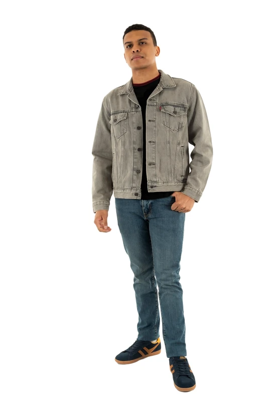 Levi's The Trucker Jacket Grey, GOOSEBUMPS, M - Image 1