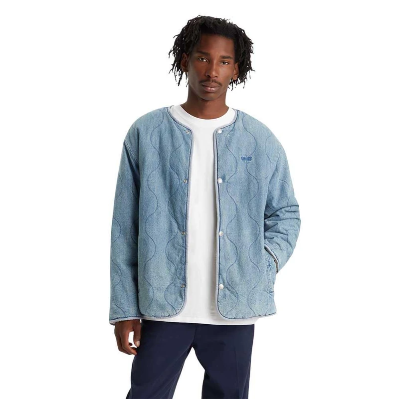 Levi's ABBOTTS REV FILLED CARDI MED INDIGO - FLAT FINISH, FUNNY FACES, L - Image 1