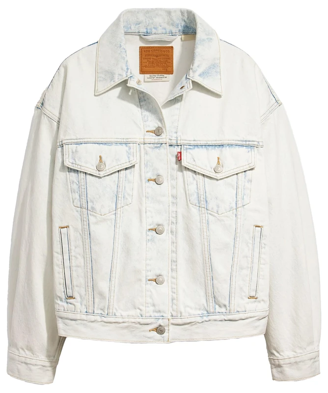 Levi's Women's 90s Trucker Jacket, Snow Pic Trucker, M