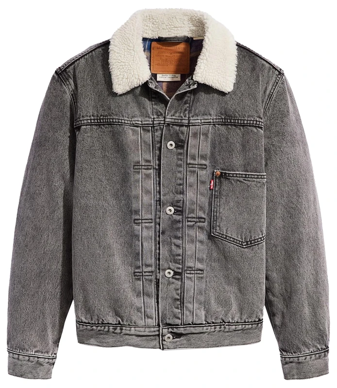 Levi's LINED TYPE I TRUCKER GREYS, Some Time Alone Line, M
