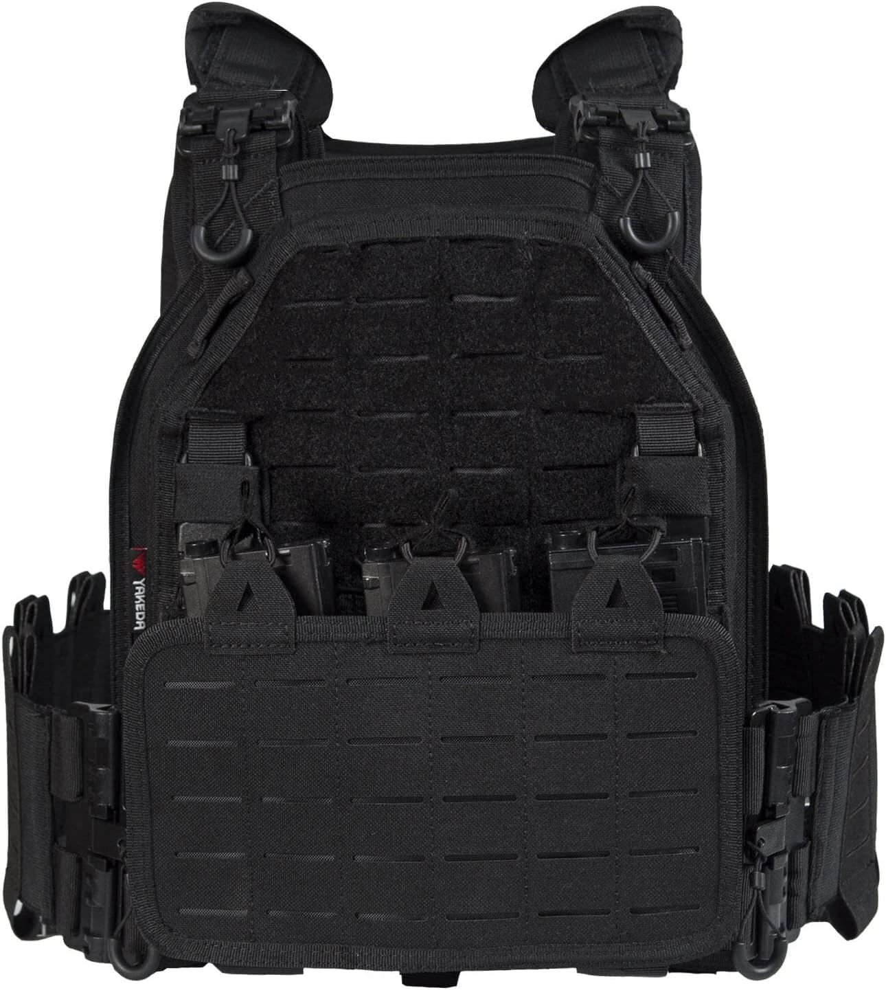 ACEXIER Tactical Vest Military Modular Vest, Lightweight Quick Release MOLLE, Airsoft Tactical Vest Waterproof Adjustable for Paintball Hunting Shooting CS Training