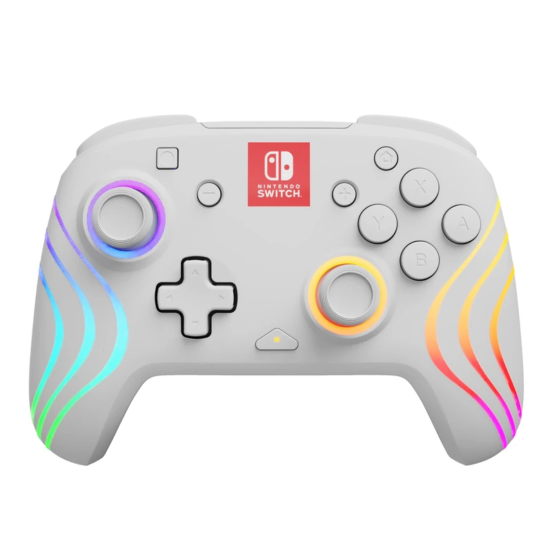 PDP Afterglow Wave Wireless Controller White Nintendo Switch