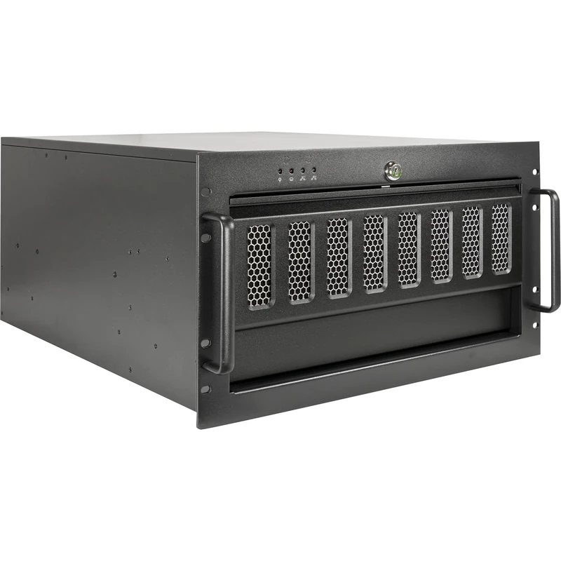 Inter-Tech Case IPC Storage 6U-6606, Black, Alloy Steel, Server, Rack Mount