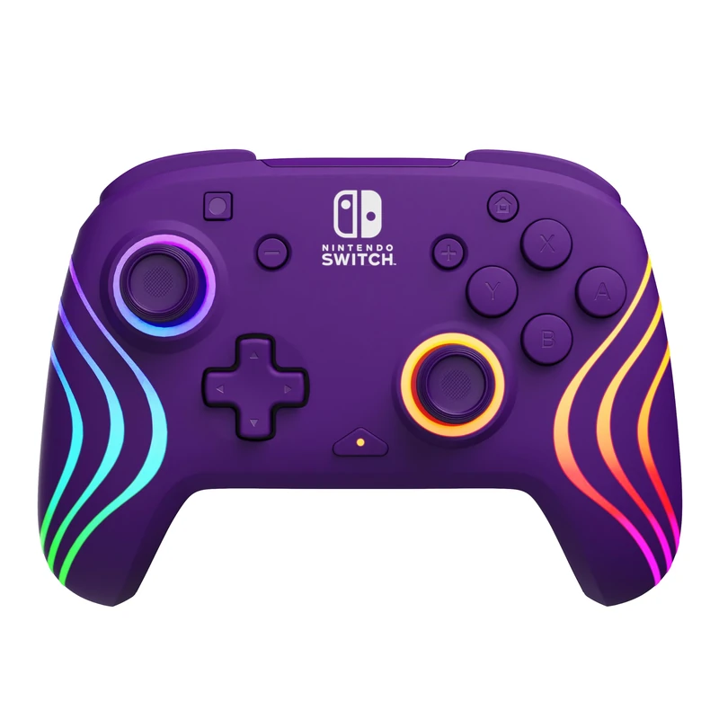 PDP Afterglow Wave Wireless Controller Purple Nintendo Switch