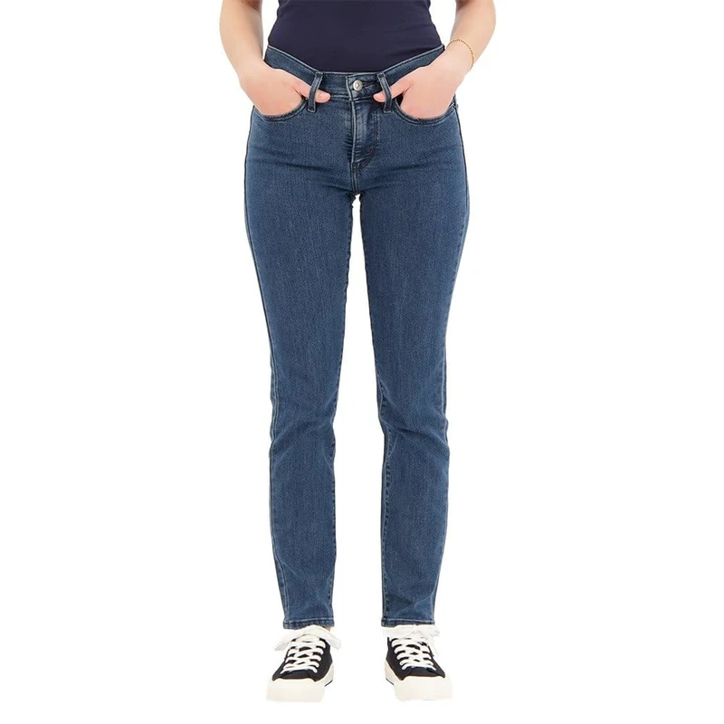 Levi's Women's 312 Shaping Slim Dark Indigo-Flat Finish, Cool Planet Blue, 32W x 30L