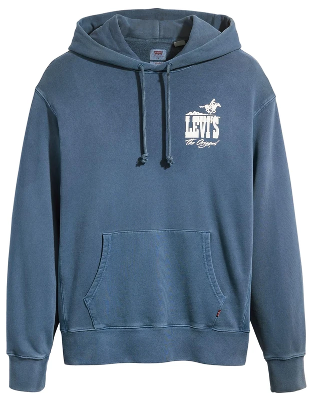 Levi's Authentic Graphic Hoodie Blues, Levi Archival Gd Vin, S