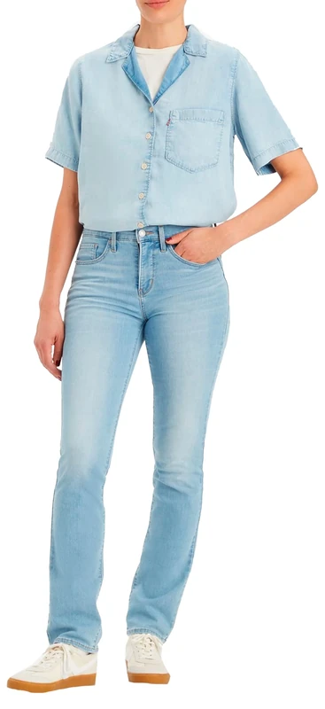 Levi's Women's 314 Shaping Straight Jeans, Cool Friends from College, 25W / 30L