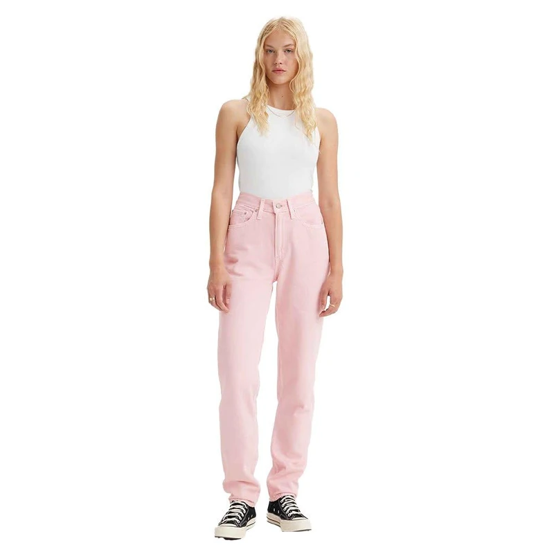 Levi's Women's 80s Mom Jeans, Steeped Chalk Pink, 31W x 34L