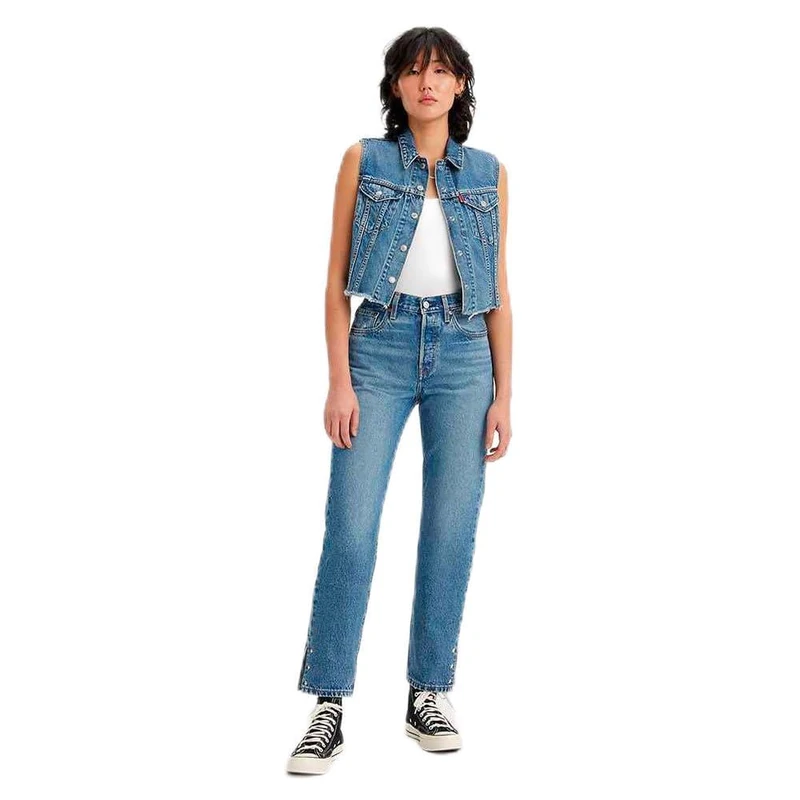 Levi's Women's 501 Crop Jeans, Treat Yourself, 28W / 26L