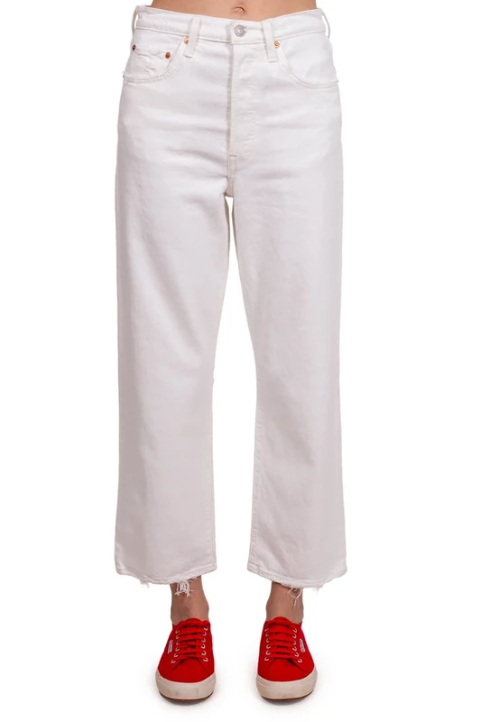 Levi's Women's Ribcage Straight Ankle, Cloud Over, 23W / 27L