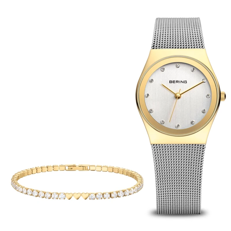 BERING 12927-001-GWP Women's Analogue Japanese Quartz Movement Watch with Stainless Steel Strap, Silver, Bracelet - Image 1