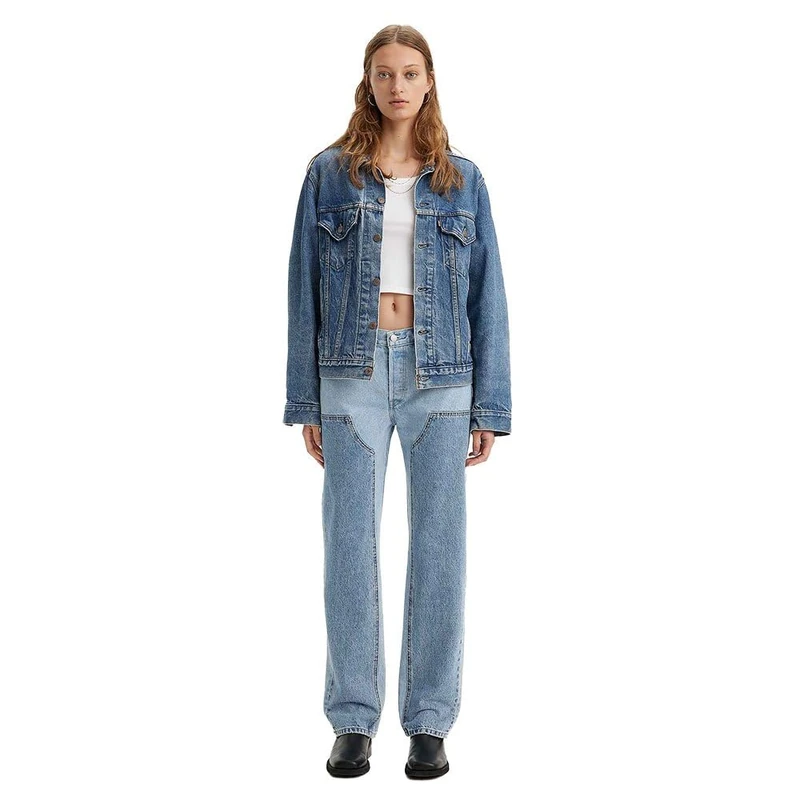 Levi's Ribcage Patch Pocket MED Indigo Worn in, in Patches, 31W / 29L - Image 1
