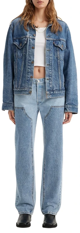 Levi's Ribcage Patch Pocket MED Indigo Worn in, in Patches, 30W / 27L - Image 1