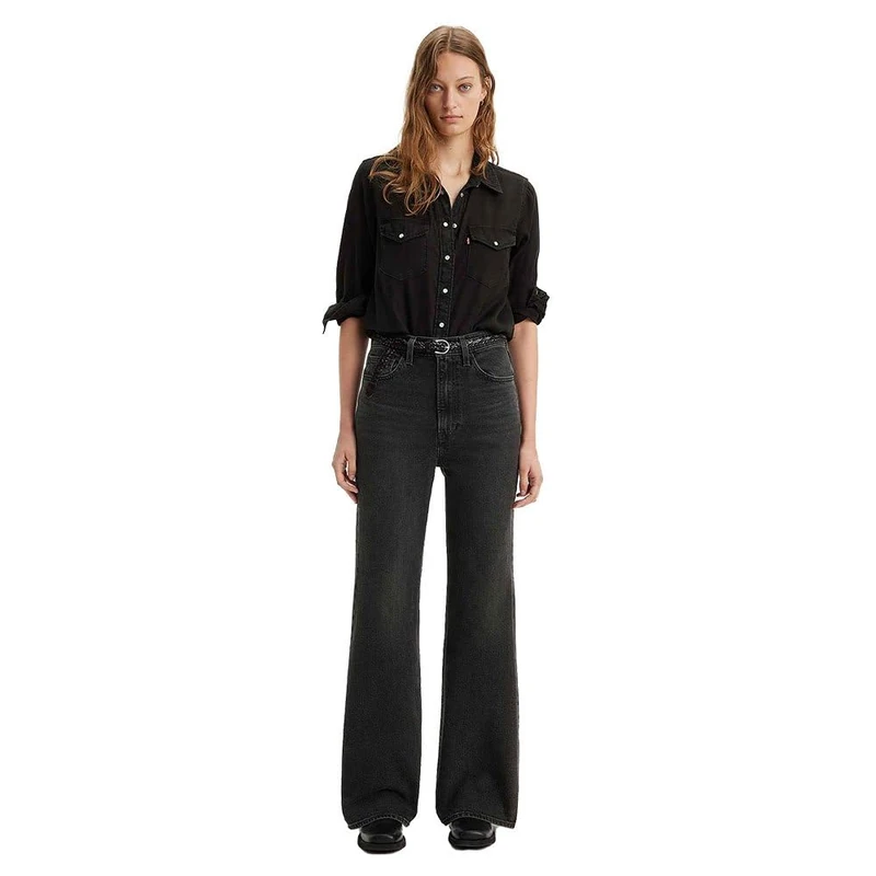 LEVIS Women's Ribcage Bells Jeans, Keepsake Lilac, 27W x 32L - Image 1