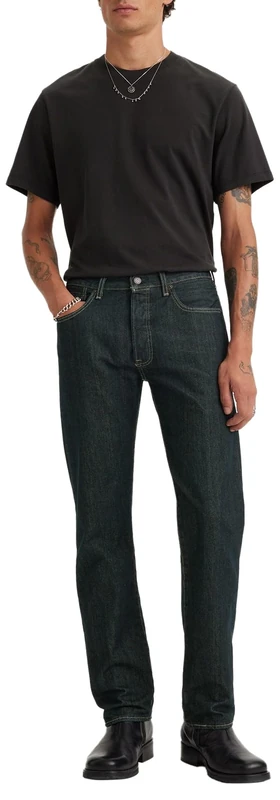 Levi's Men's 501 Original Fit Jeans, Clean Rigid, 32W / 30L