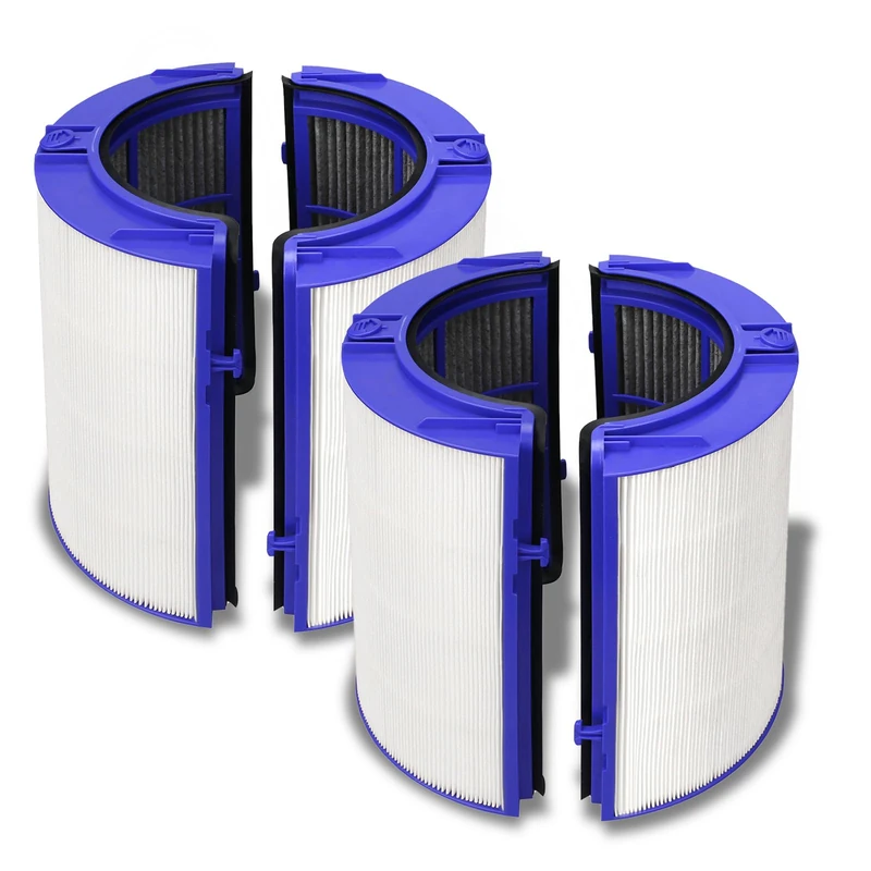 TP06 HEPA Replacement Filter for Dyson HP06 TP06 HP07 TP07 TP7A HP09 TP09 HP09 TP09 PH01 PH02 PH03 PH04 360° Combi Glass Purifying Fans, Part No. 970341-01, 2-in-1 Upgraded Replacement, 2 PACK