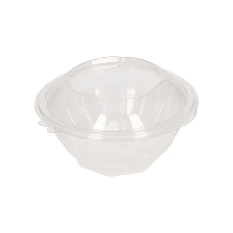 Bunzl Envase Rpet Redondo with Tapa Bisagra - 500 ml