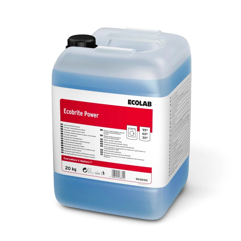 ECOBRITE 20112 Power Detergente Liquido Neutro for Adults, Made for Everyday use
