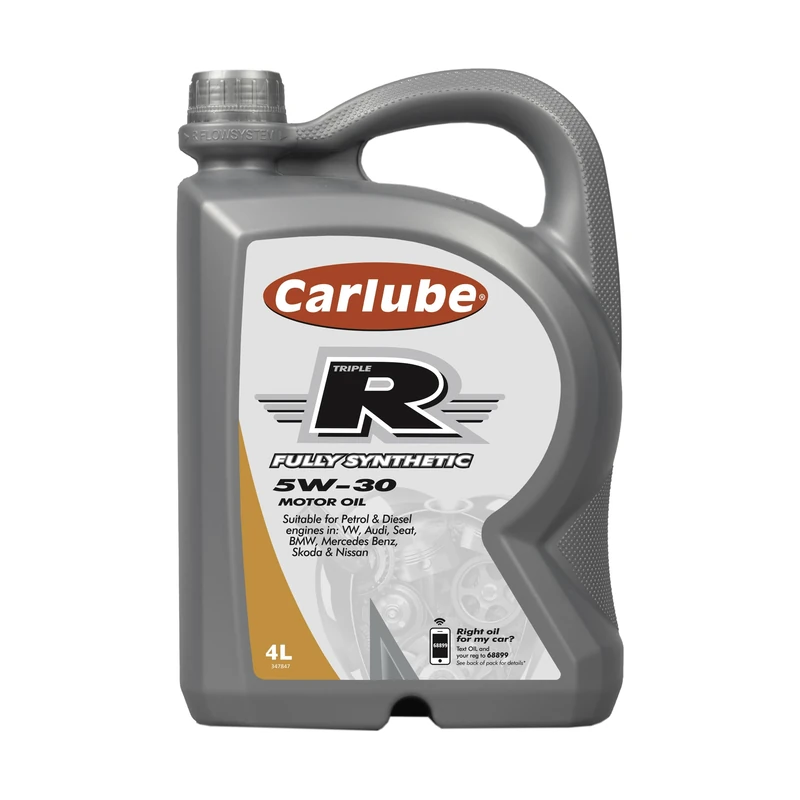 Carlube Triple R 5W-30 ACEA C3 VW Fully Synthetic Engine Oil 4L
