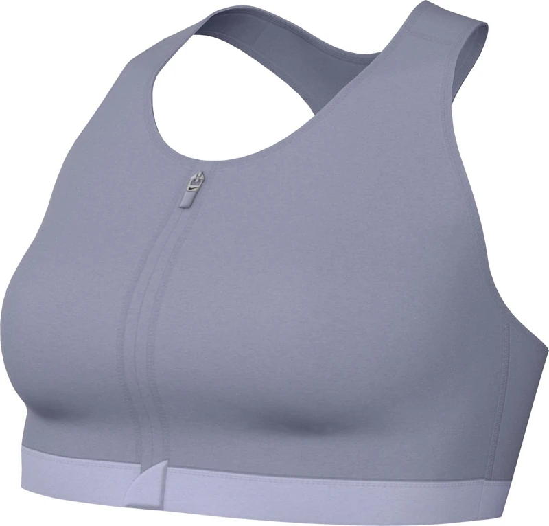 NIKE DD1205-519 W NK DF SWSH Zip Front Bra Sports Bra Women's Black Size M - Image 1