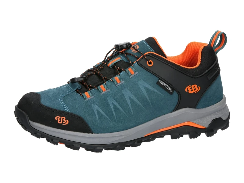 Brütting Men's Mount Chester Trekking Shoes, Petrol Orange, 8 UK
