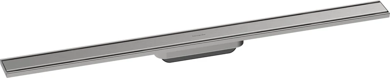 hansgrohe 56199800 RainDrain Original Complete Set Shower Drain 900 Brushed Stainless Steel Channel, 90 cm