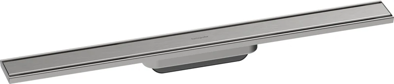 hansgrohe 56197800 RainDrain Original Complete Set Shower Drain 700 Brushed Stainless Steel Channel, 70 cm