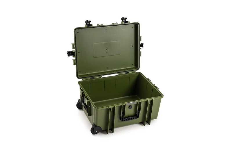 B&W International GmbH B&W Outdoor Transport Case, Bronze Green, Typ 5500 - Innenmaß 43x30x30cm, Empty case