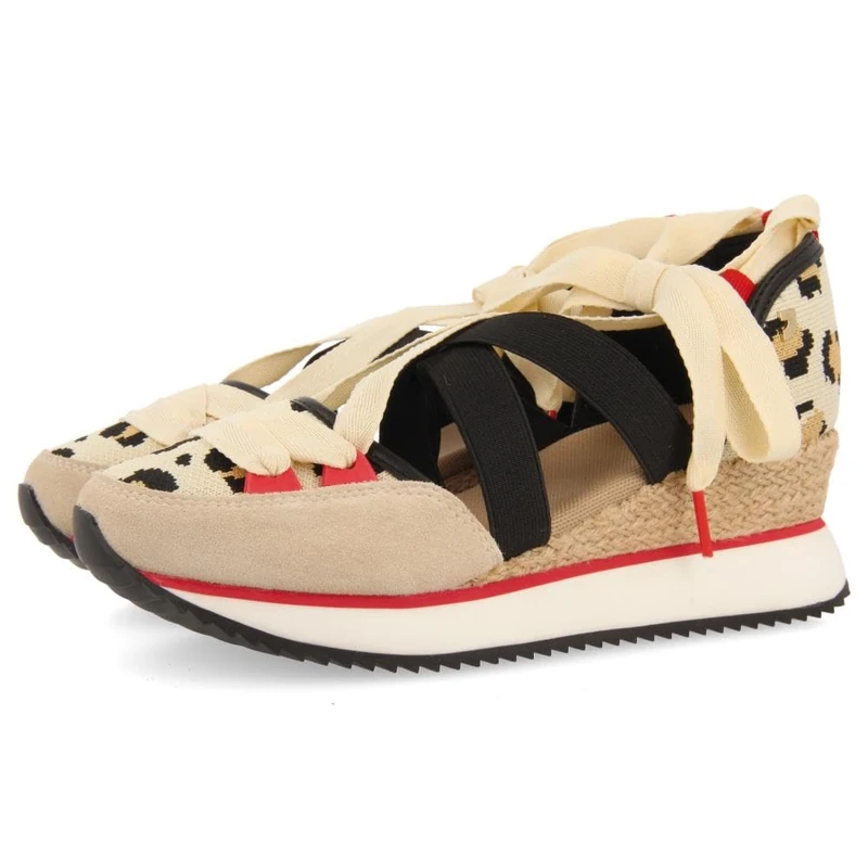 GIOSEPPO Rowlett SneakersWomen, Leopard, 7 UK