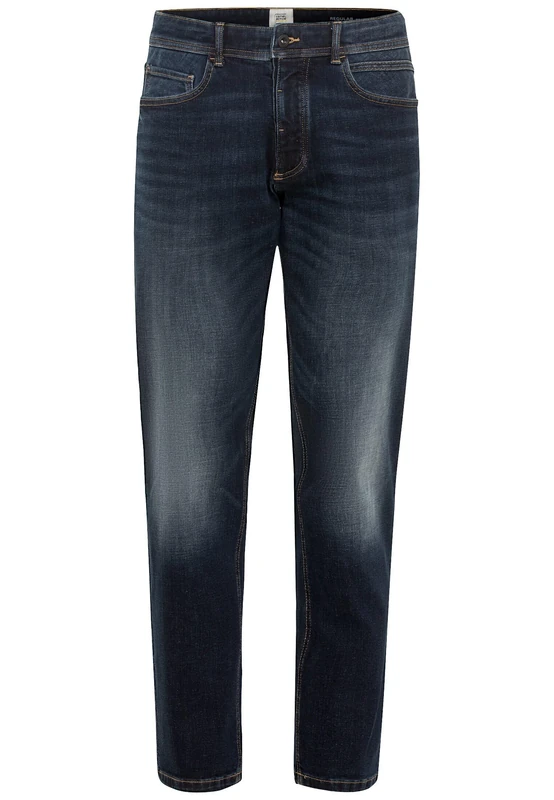 camel active Men's Denims 5-Pocket Jeans, Dark Indigo,